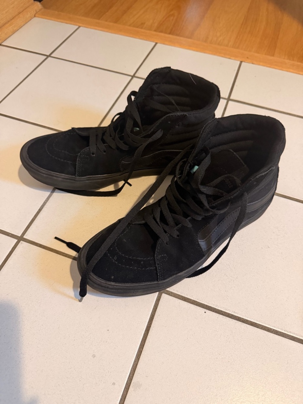 Vans Black High-Top Skate Sneakers - Picture 3 of 5